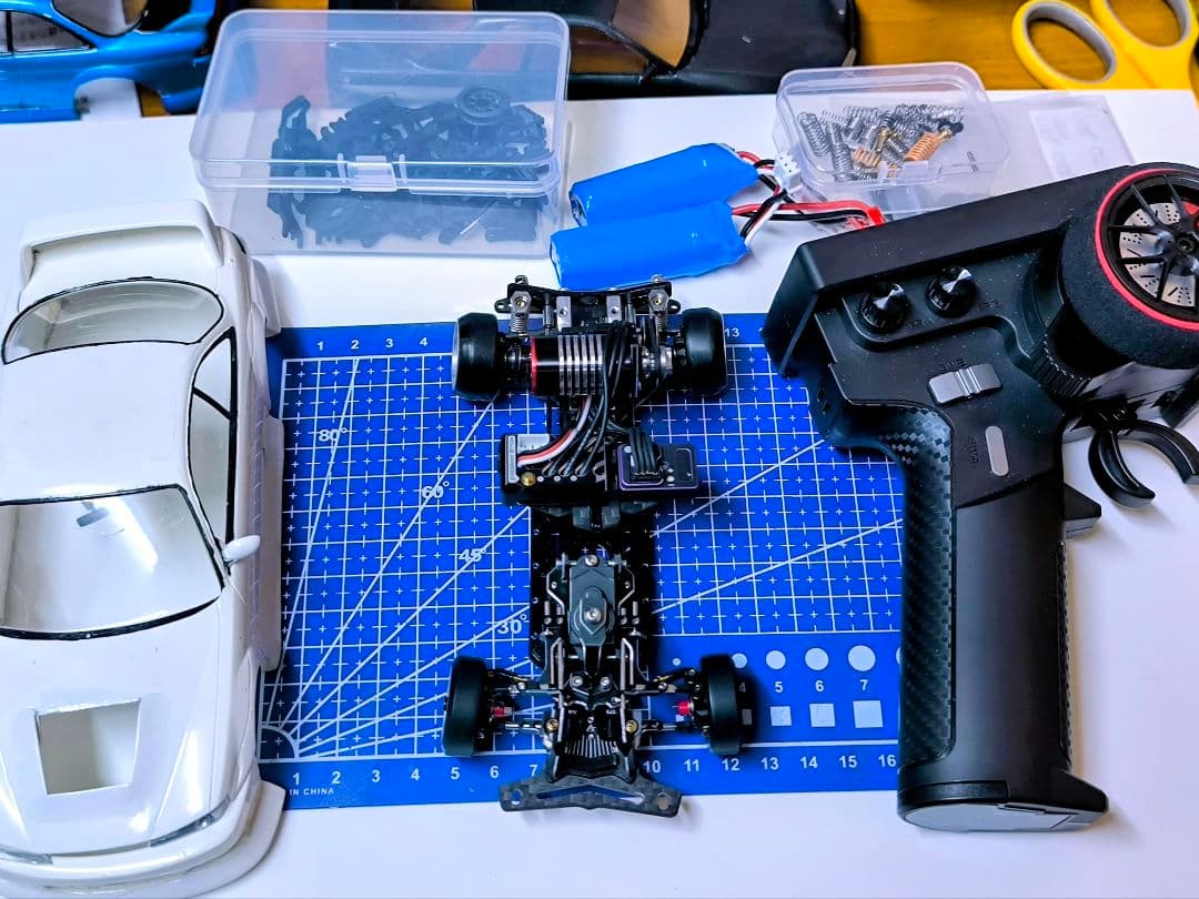 蚊車ドリラジ das3 タミヤnissan s14 ボディ