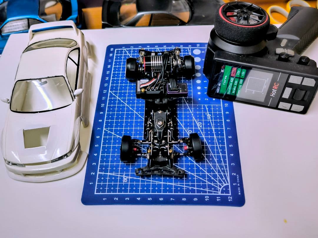 蚊車ドリラジ das3 タミヤnissan s14 ボディ