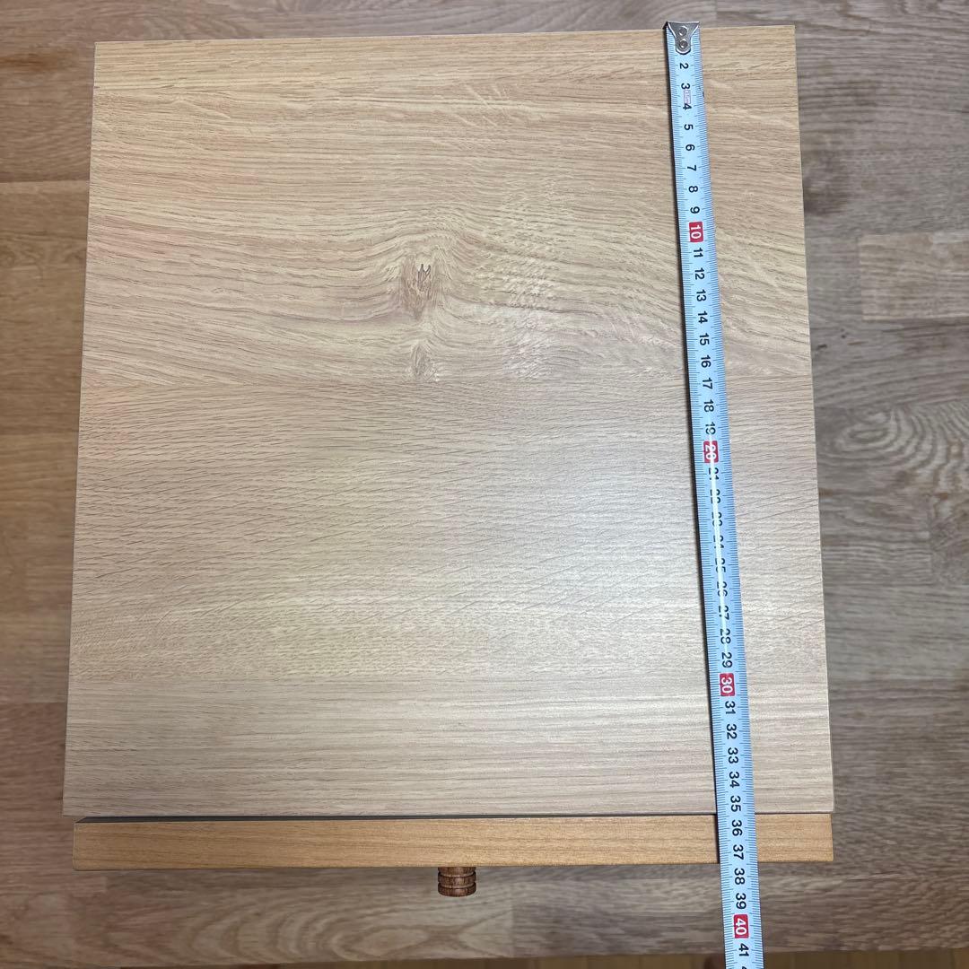 マルヨシ民芸家具 天然木 引き出しボックス 卓上収納 引き出し収納 三段