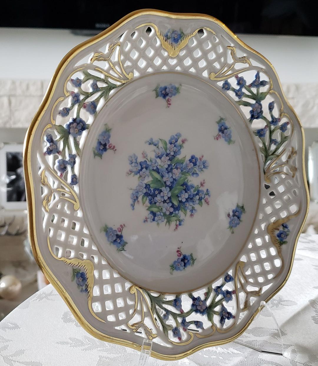 シューマン ⑯ ババリア 勿忘草 ピアス プレート 21.5cm