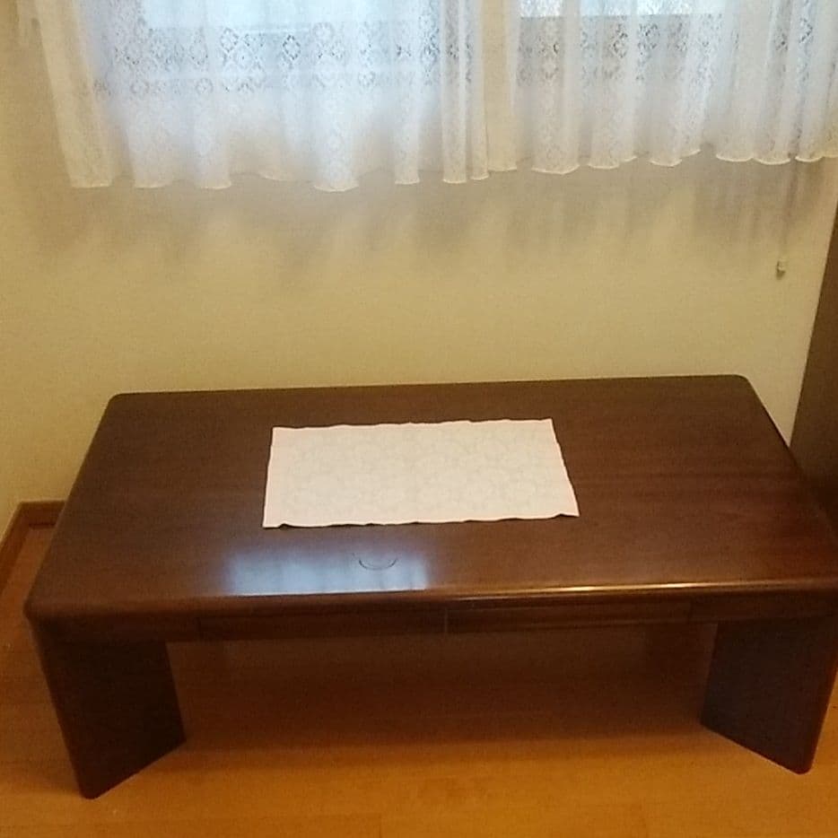 カリモク引き出しローテーブル