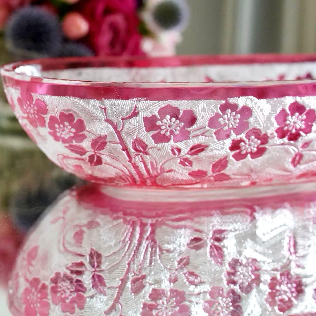 希少★美品★オールドバカラ★エグランティエ★エグランチエ 野ばら 長皿 プレート