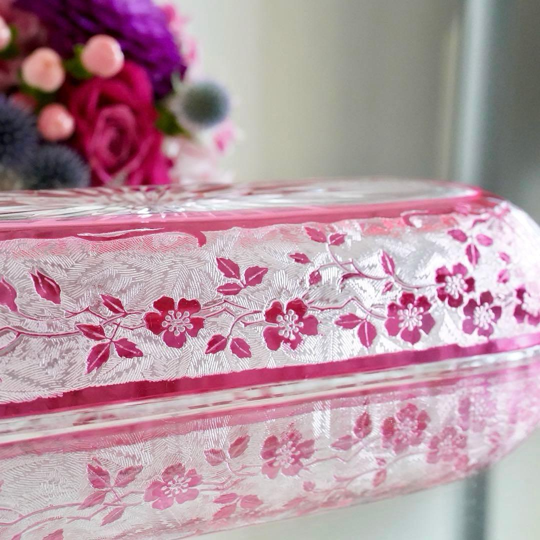 希少★美品★オールドバカラ★エグランティエ★エグランチエ 野ばら 長皿 プレート