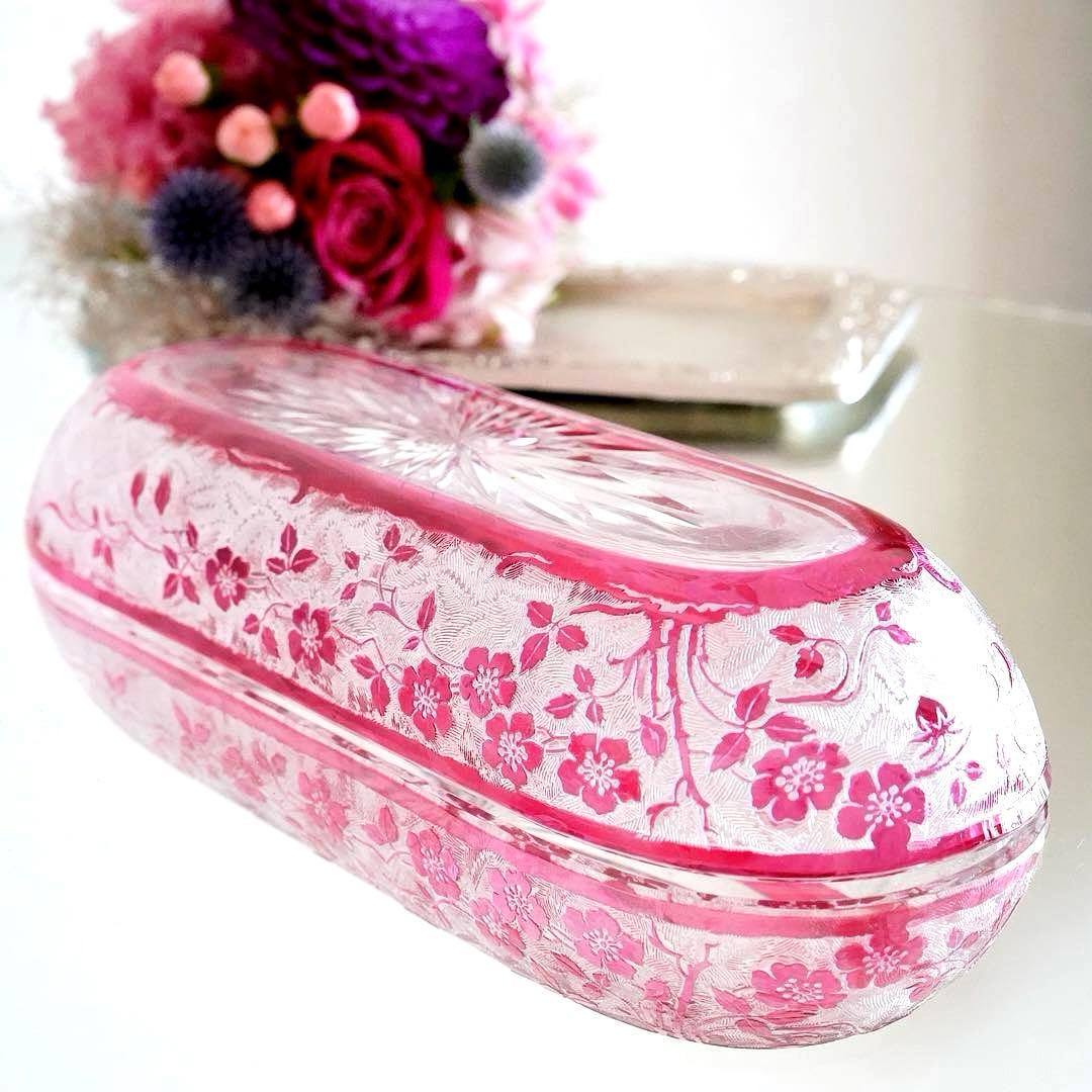 希少★美品★オールドバカラ★エグランティエ★エグランチエ 野ばら 長皿 プレート