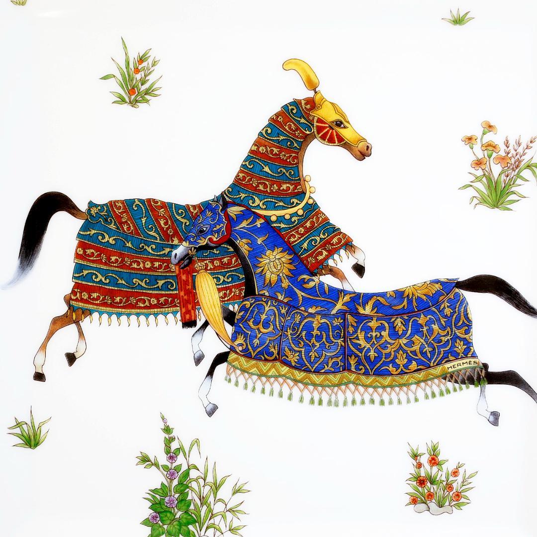 【極美品 送料込み】エルメス シュバルドリアン スクエアプレート