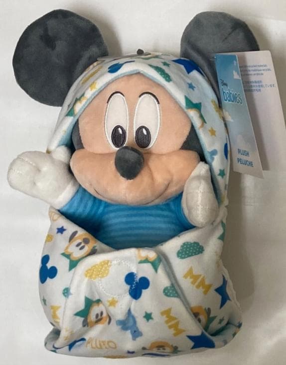 【カリフォルニアディズニー】ディズニーベビー ミッキー おくるみ ぬいぐるみ