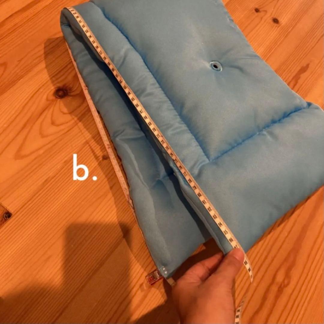 防災頭巾カバーちょうちょ　サイズオーダー