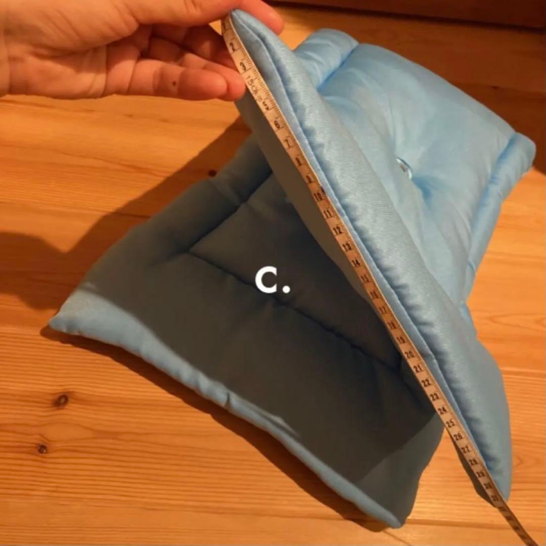 防災頭巾カバーちょうちょ　サイズオーダー