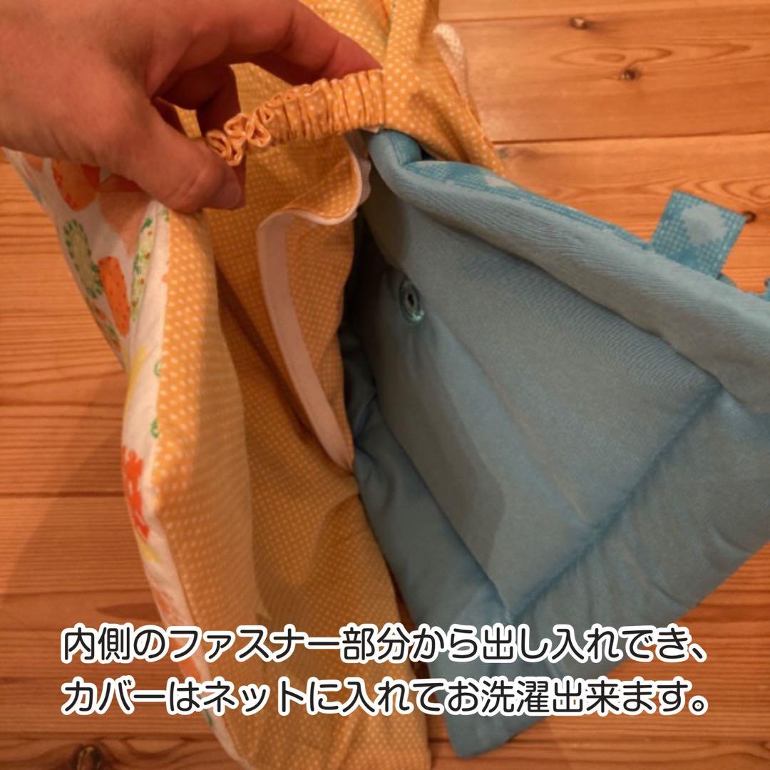 防災頭巾カバーちょうちょ　サイズオーダー