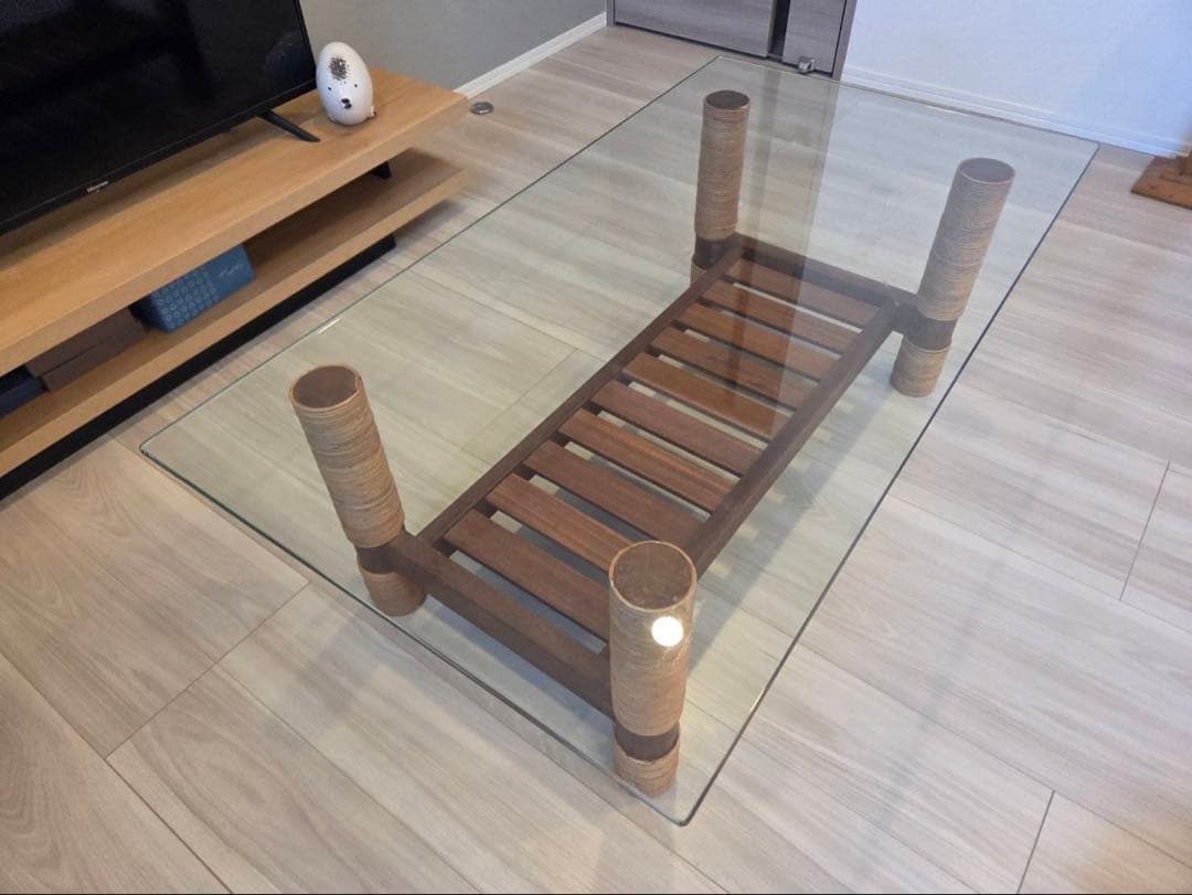 【2/1迄限定値下げ】WISE・WISE ガラステーブル