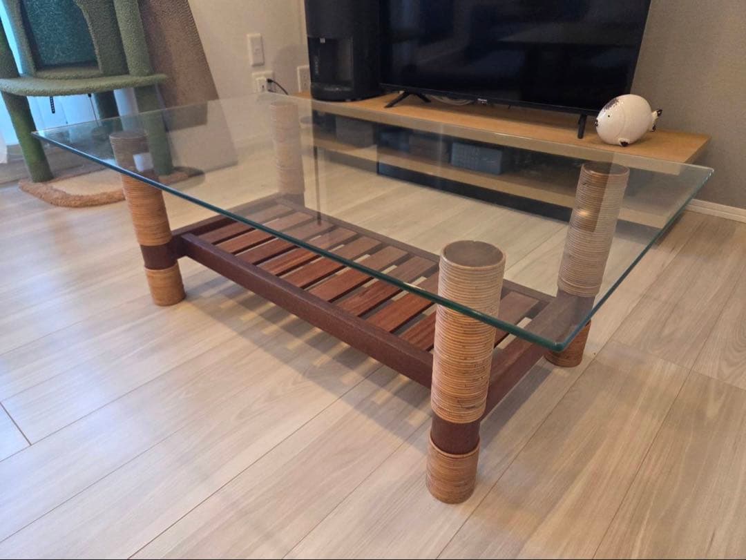 【2/1迄限定値下げ】WISE・WISE ガラステーブル