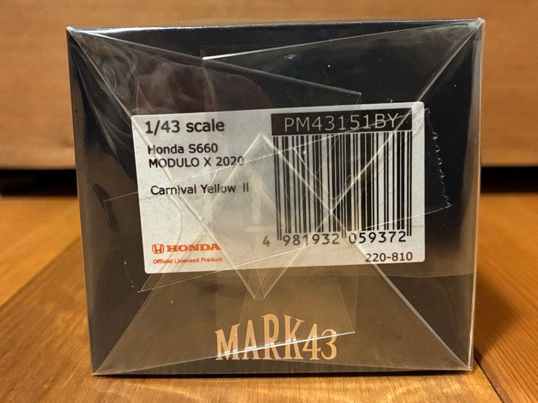 MARK43 ホンダ S660 ModuloX ミニカー 1/43
