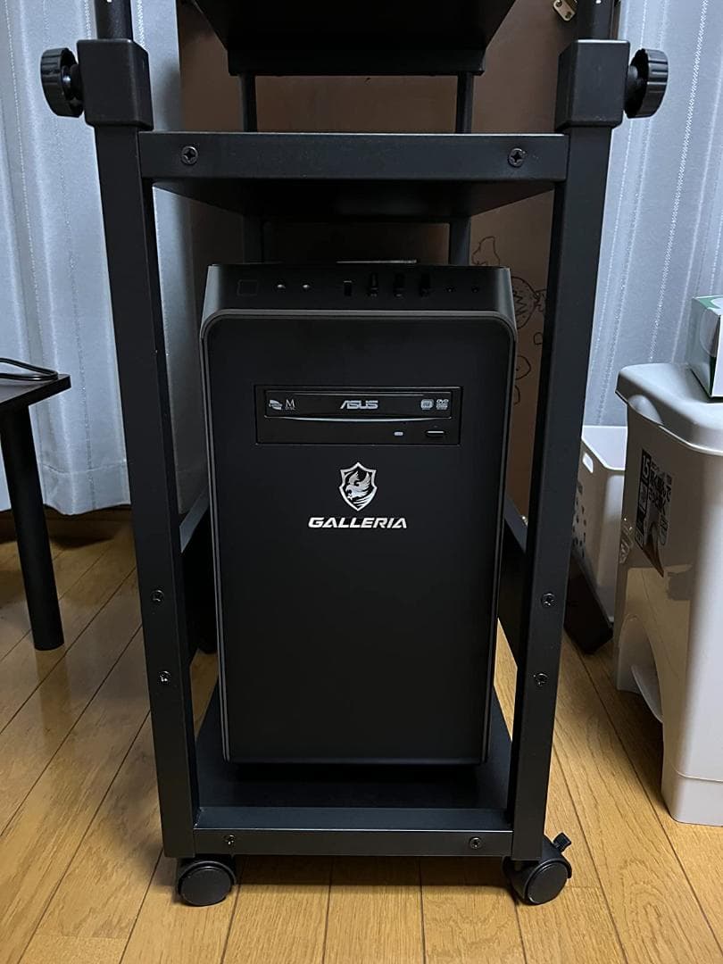 棚板 複合機ラック キャスター付き 昇降式 パソコンワゴン