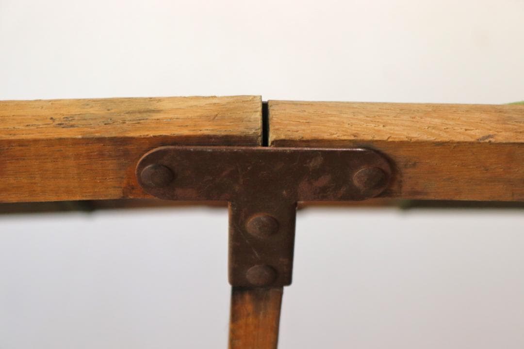 ヴィンテージ 軍用ベッド フォールディングコット ミリタリー オブジェ