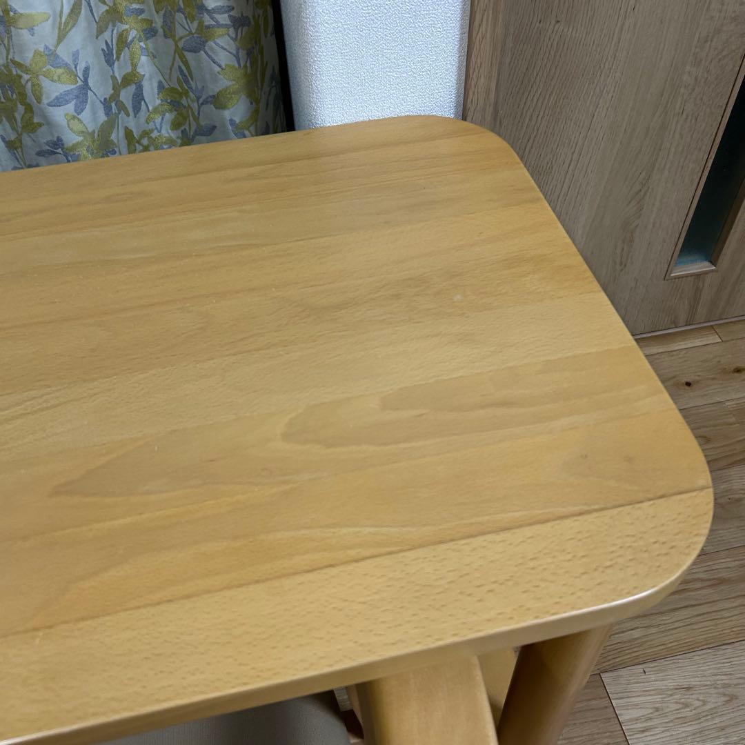 かに座PLUS パーソナルテーブル＆チェア　ロータイプ　　デスク　MUGEN工房