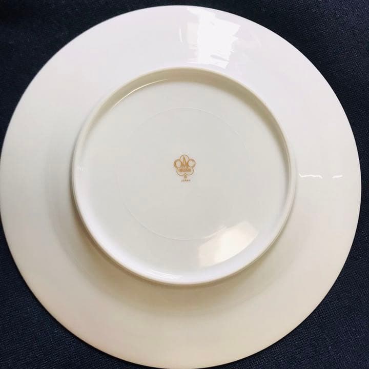 大倉陶園 片葉金蝕 プレート6枚セット