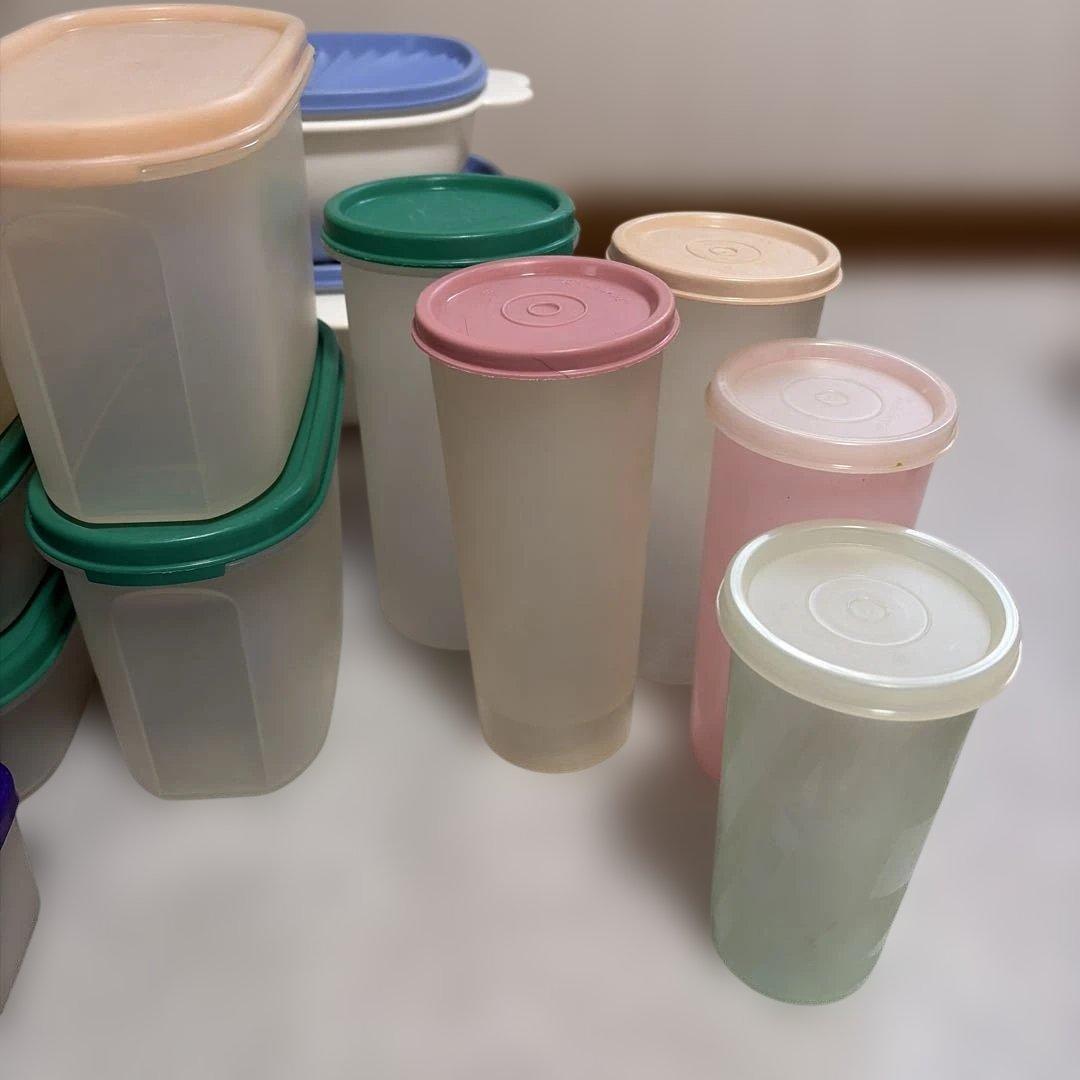 Tupperware　食品保存容器　まとめ売り　35点　昭和レトロ