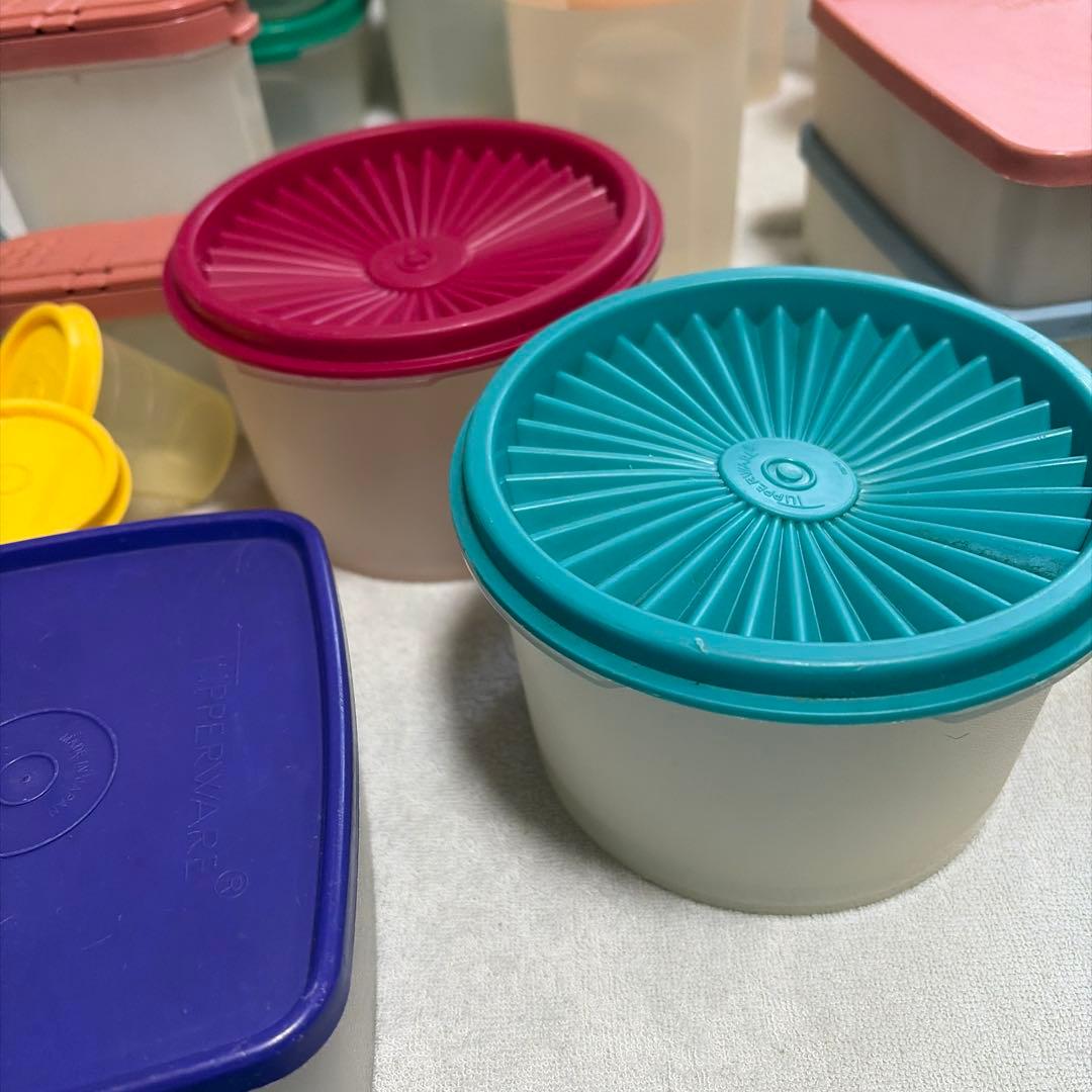 Tupperware　食品保存容器　まとめ売り　35点　昭和レトロ