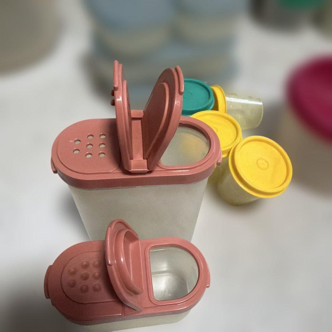 Tupperware　食品保存容器　まとめ売り　35点　昭和レトロ