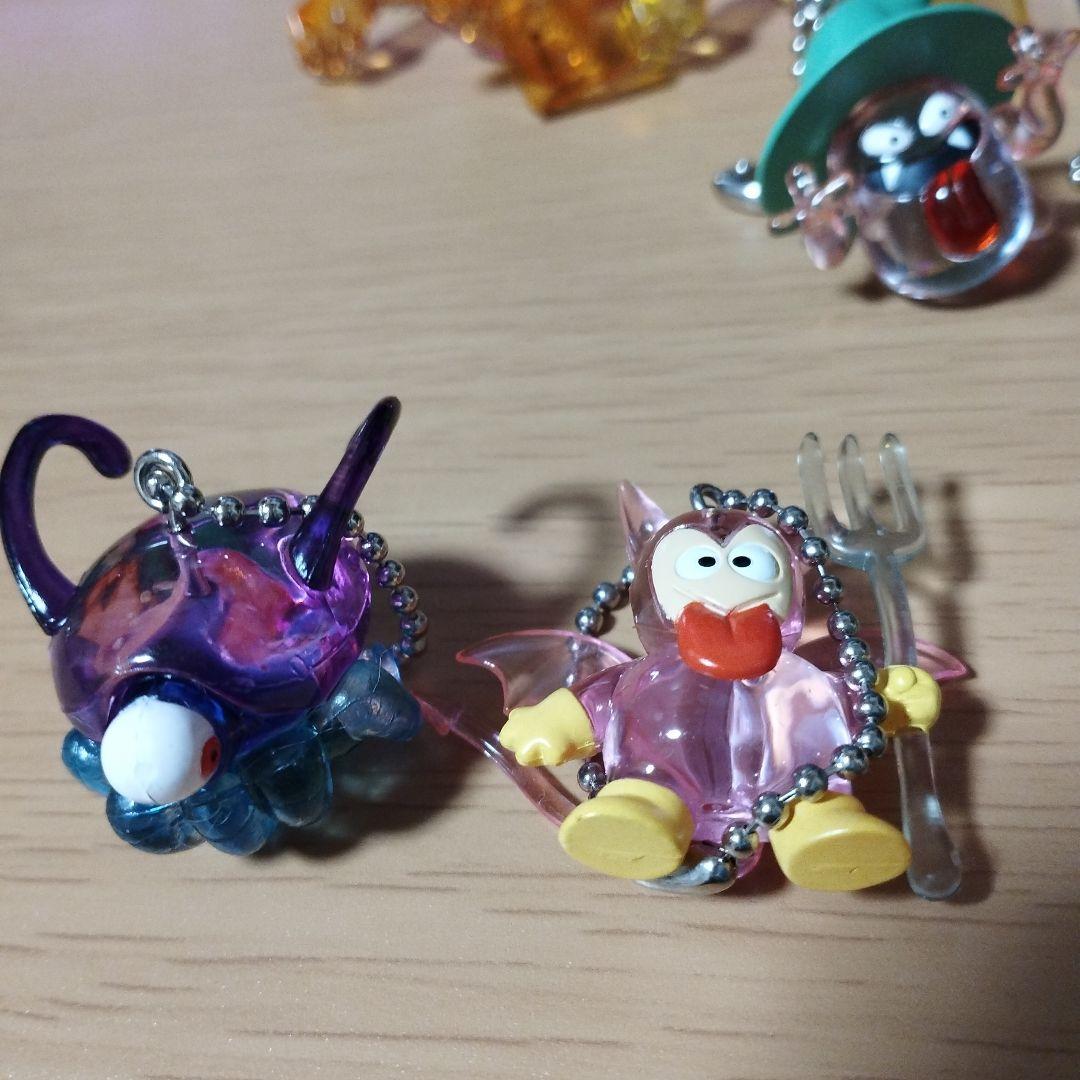 ドラゴンクエスト クリアキーホルダー10個セットとスライム