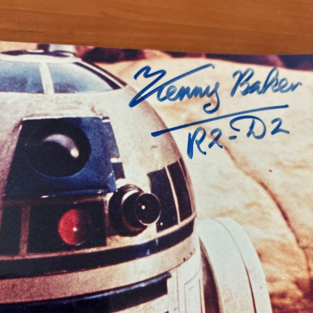 STARWARS R2D2 Kenny Baker サイン 写真 - メルカリ