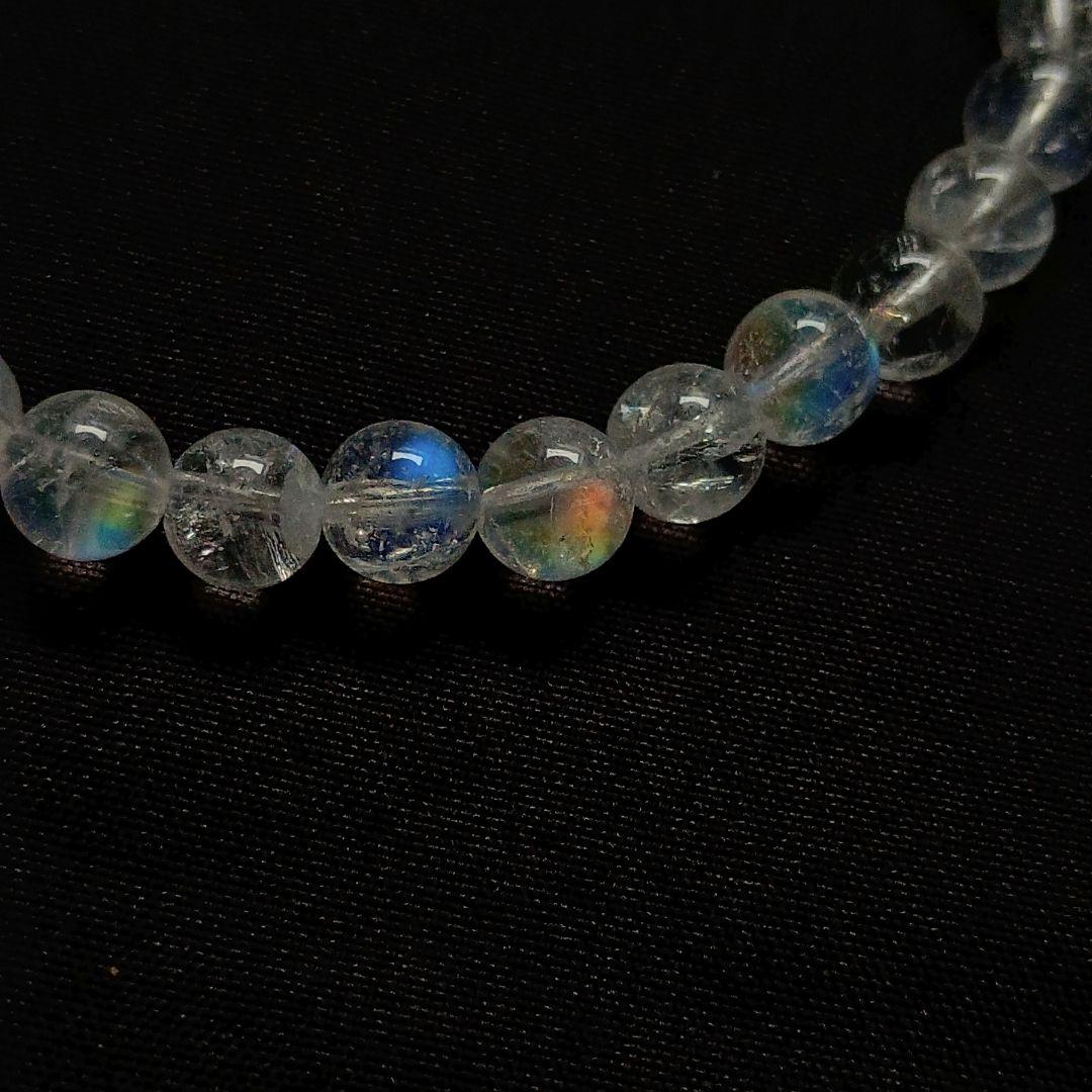 【翌日発送可】希少 入手困難 レインボームーンストーン 内径16 マダガスカル産