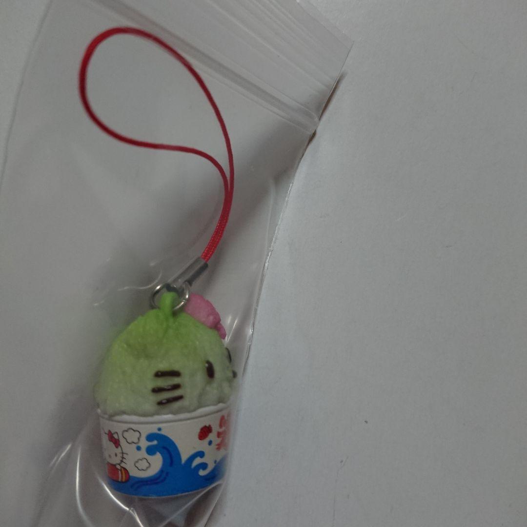 ハローキティ お祭りマスコットりんご飴 かき氷 クレープ 風鈴 リーメント