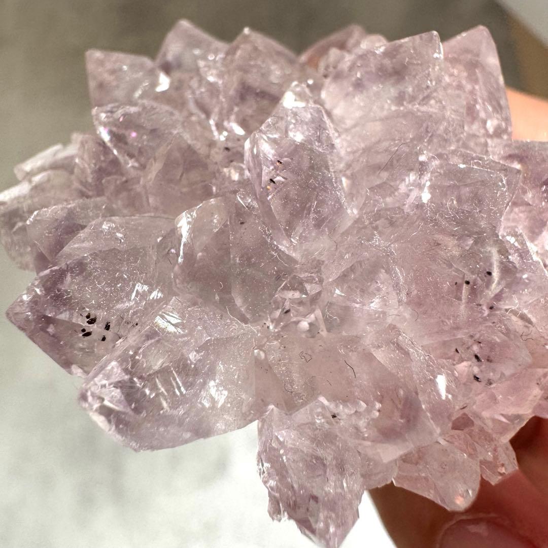 【希少】フラワーアメシスト　スタラクタイト　ウルグアイ産　原石