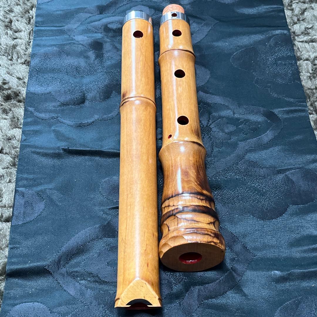 尺八 都山流 胡蝶 約58.5cm 【音出し確認済み】の通販｜glewmarket.com
