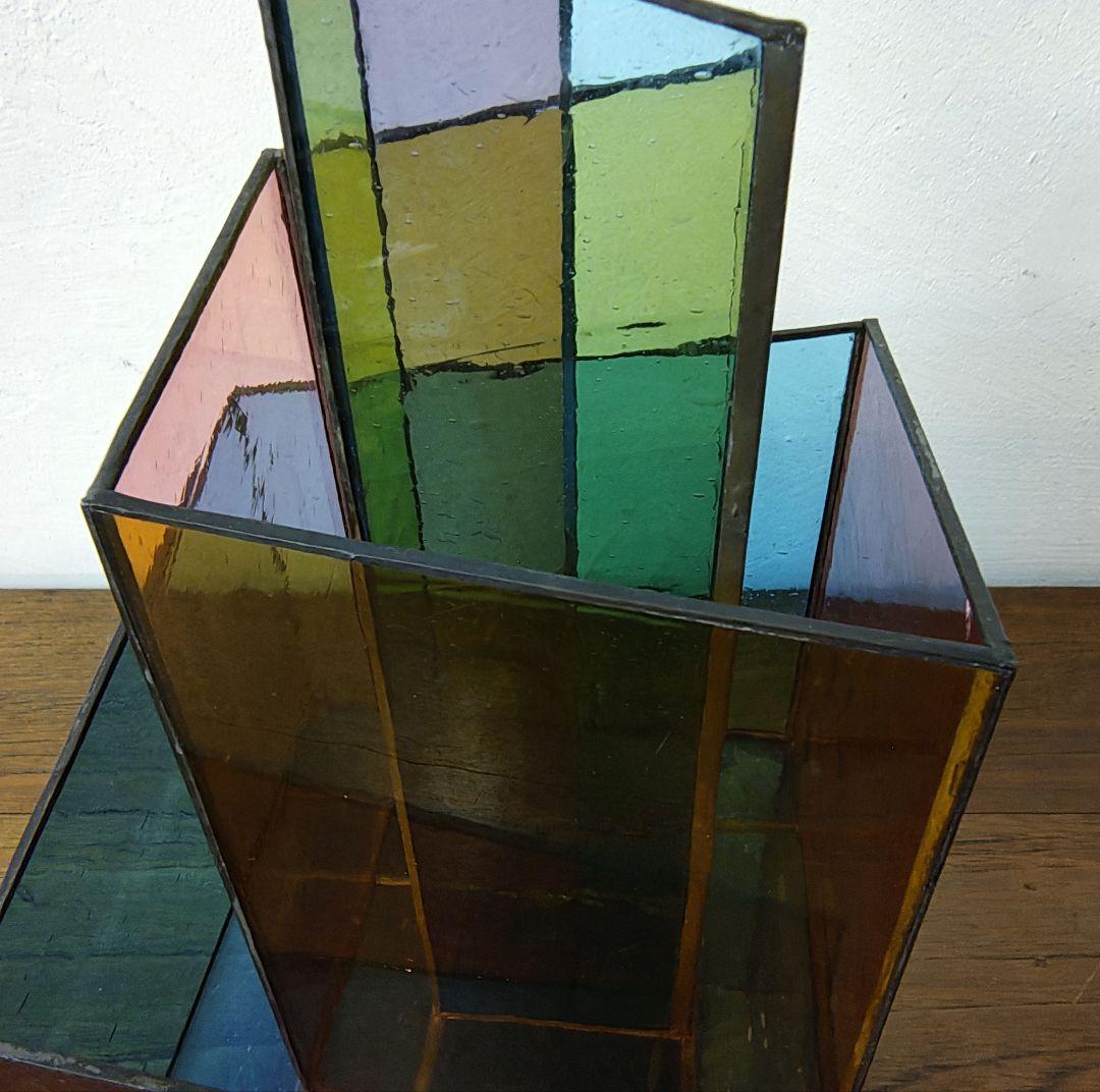 【Stained glass】ステンドグラス　オブジェ