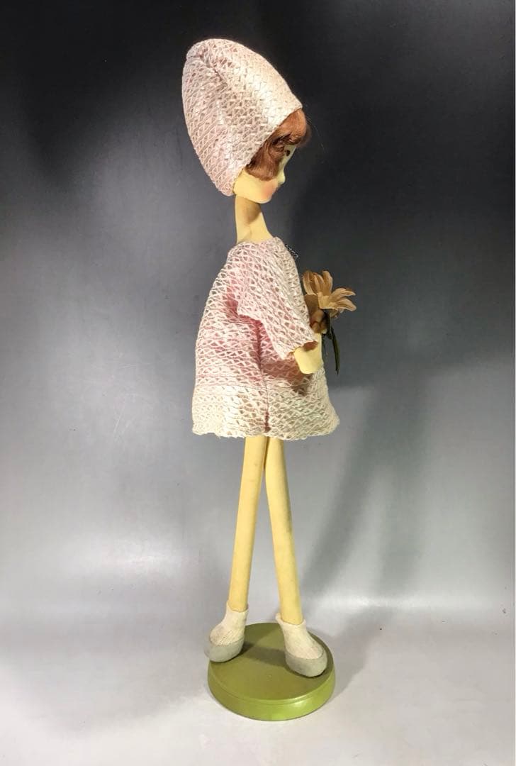 昭和レトロ モダンガール 美少女 ポーズ人形 宇山あゆみ ドール 玩具 古着