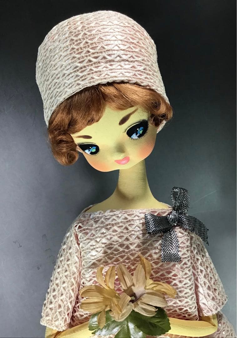 昭和レトロ モダンガール 美少女 ポーズ人形 宇山あゆみ ドール 玩具 古着