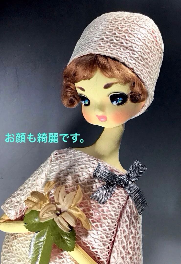 昭和レトロ モダンガール 美少女 ポーズ人形 宇山あゆみ ドール 玩具 古着
