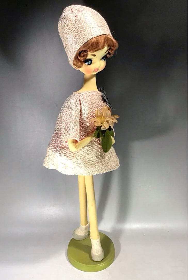 昭和レトロ モダンガール 美少女 ポーズ人形 宇山あゆみ ドール 玩具 古着