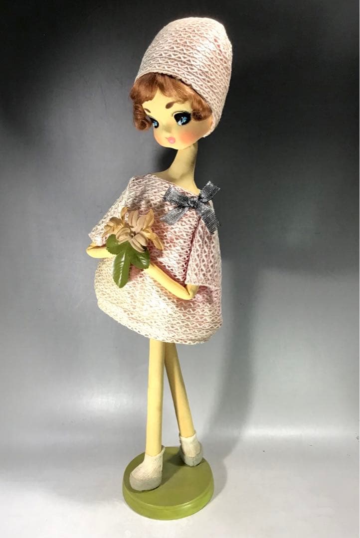 昭和レトロ モダンガール 美少女 ポーズ人形 宇山あゆみ ドール 玩具 古着