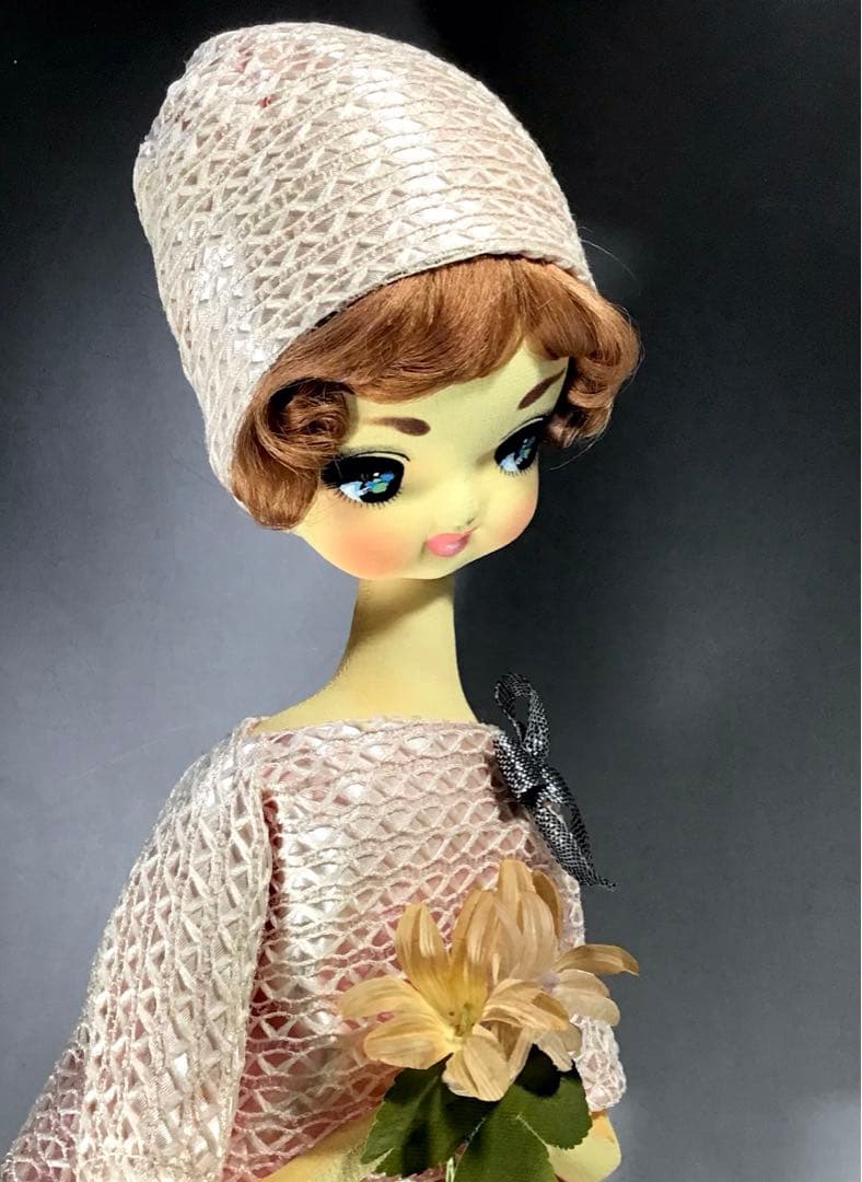 昭和レトロ モダンガール 美少女 ポーズ人形 宇山あゆみ ドール 玩具 古着