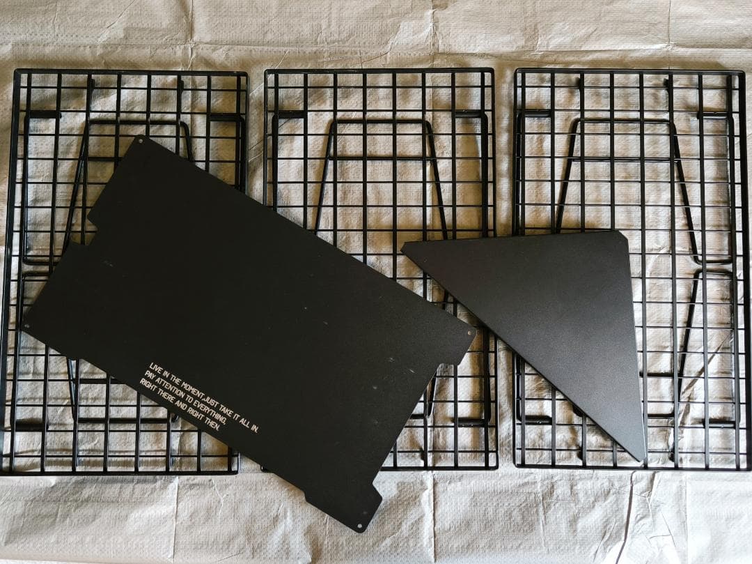 NANGOGEAR フィールドラック 3台/専用ケース/天板/連結板 セット