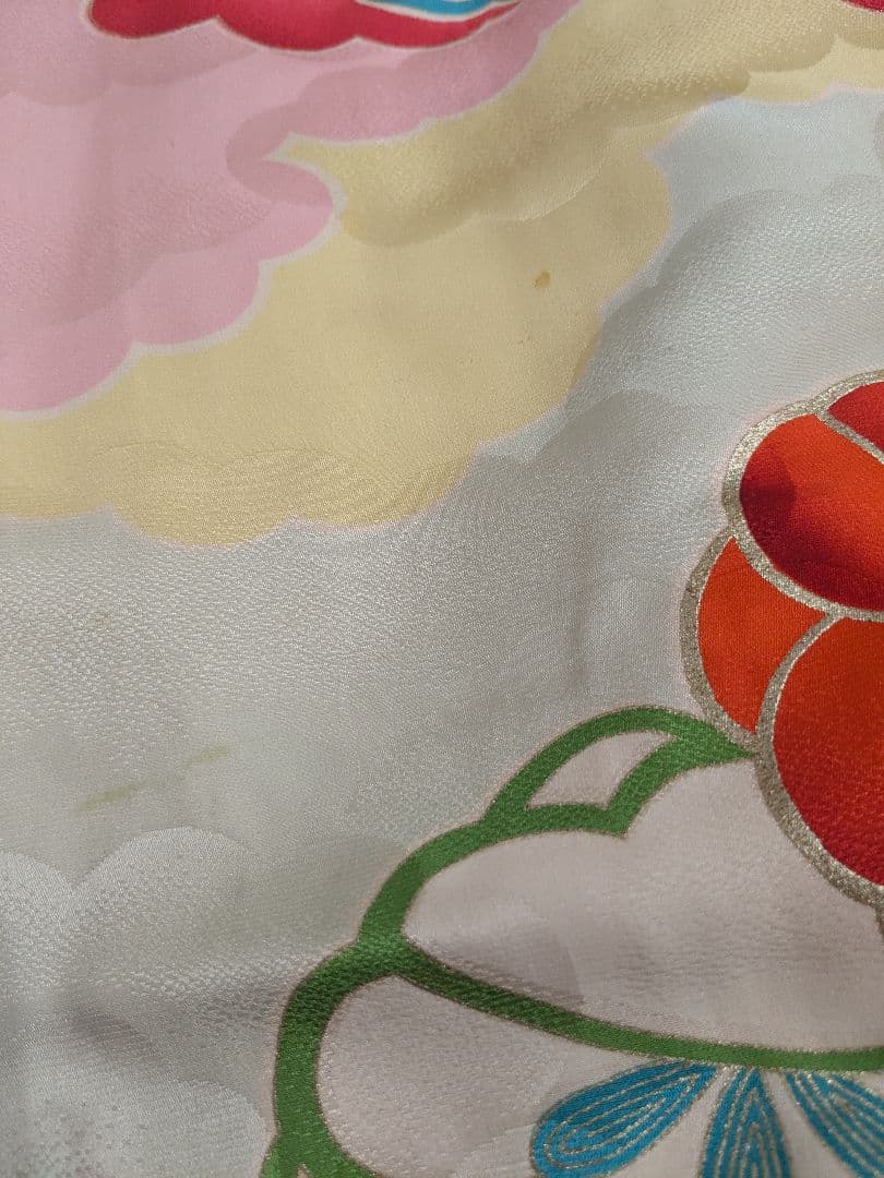 七五三 7歳 アンティーク 正絹 着物 セット