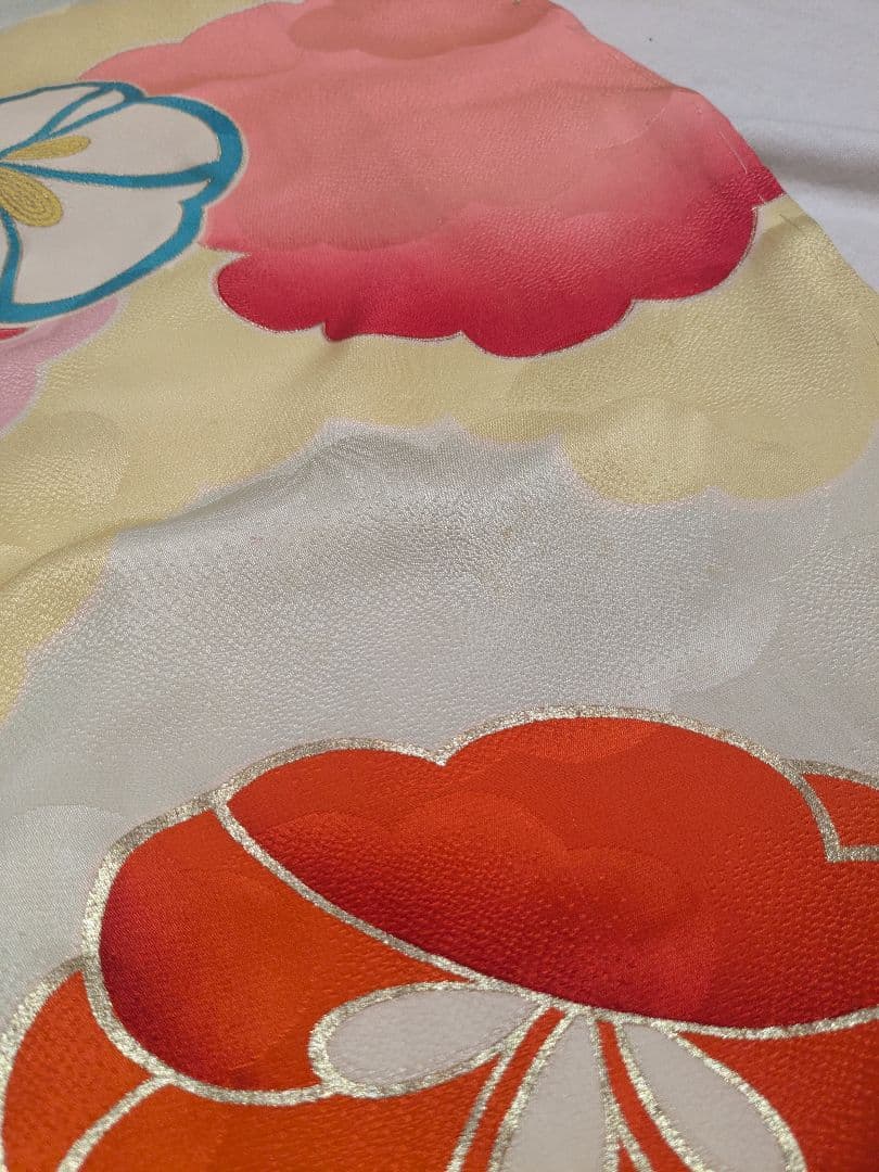 七五三 7歳 アンティーク 正絹 着物 セット