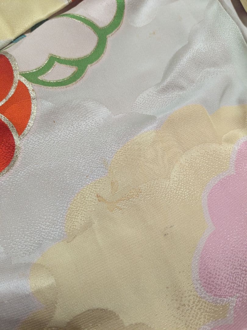 七五三 7歳 アンティーク 正絹 着物 セット