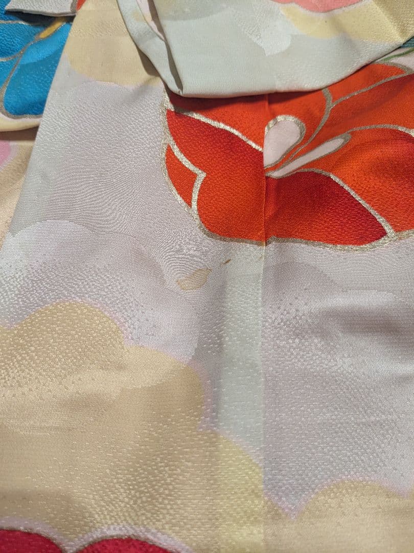 七五三 7歳 アンティーク 正絹 着物 セット