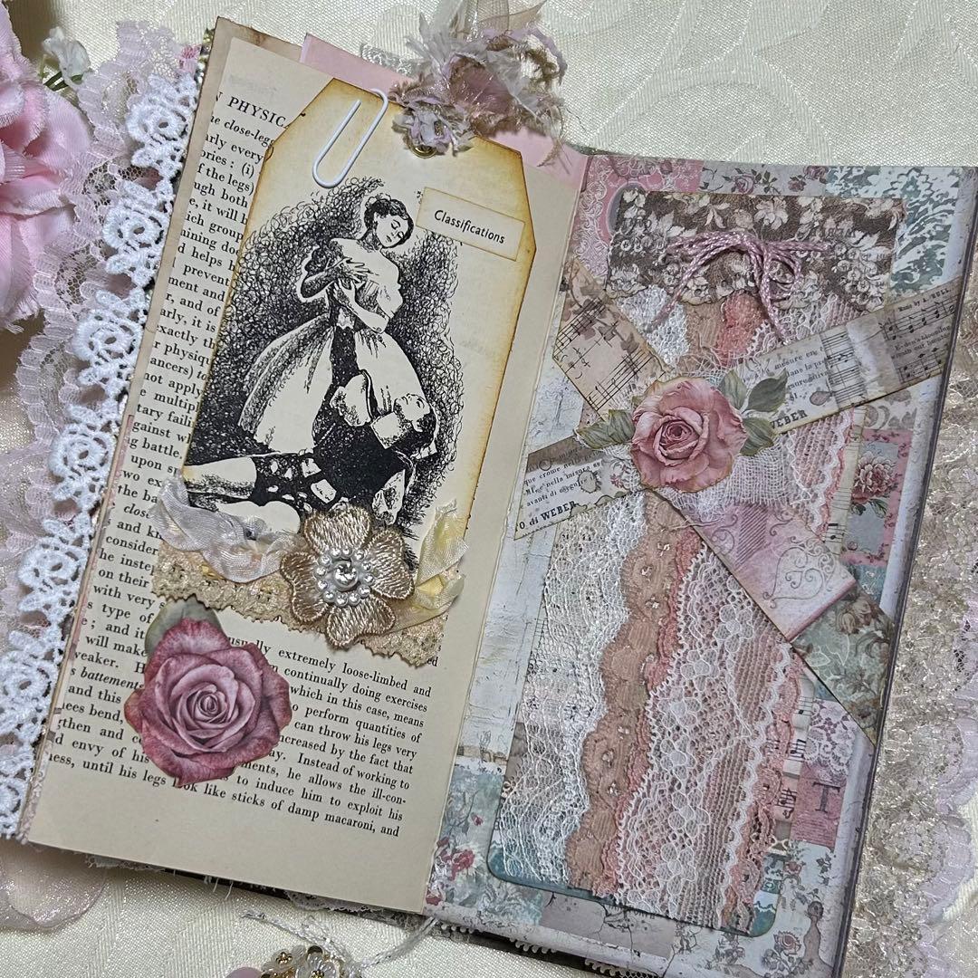 薔薇とレースのジャンクジャーナル・雑記帳　バレリーナ