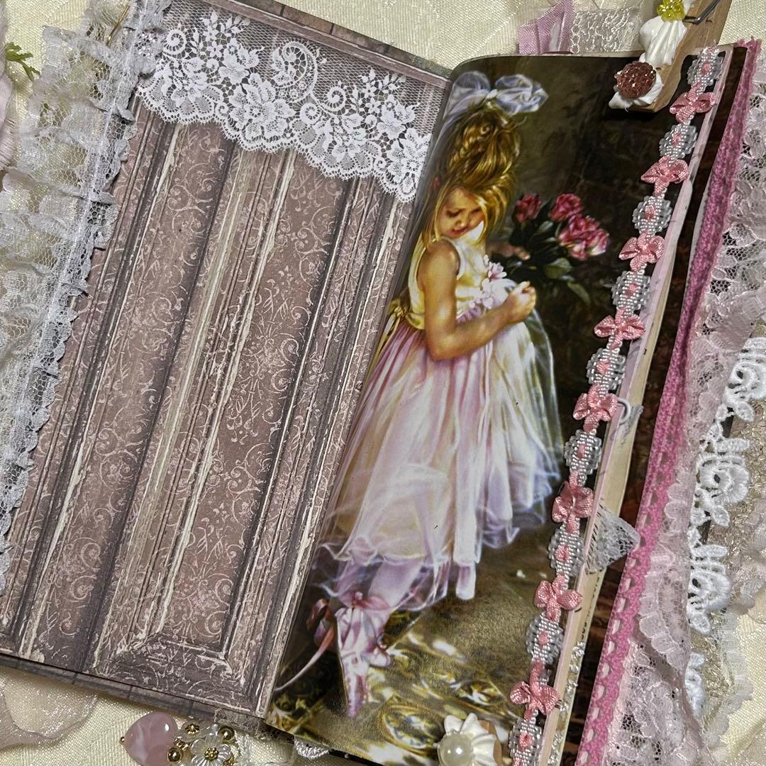 薔薇とレースのジャンクジャーナル・雑記帳　バレリーナ