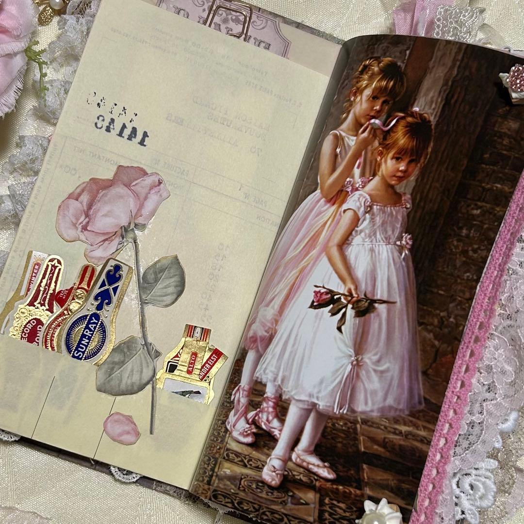 薔薇とレースのジャンクジャーナル・雑記帳　バレリーナ