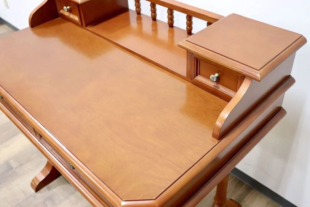 GMGN235○イタリア製 アンティーク コンソールデスク ライティングデスク