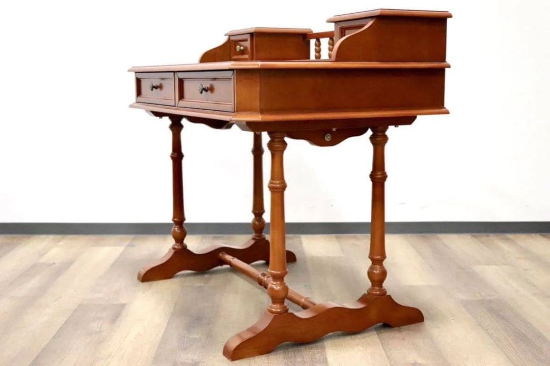 GMGN235○イタリア製 アンティーク コンソールデスク ライティングデスク