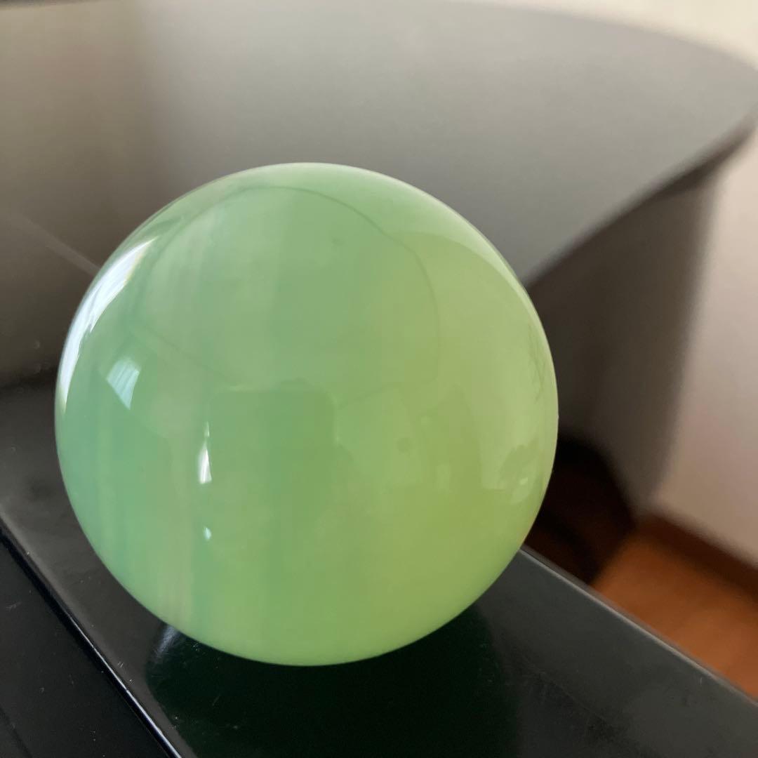 Dさま専用珍！マンゴーフローライト　スフィア　天然石置物　C28