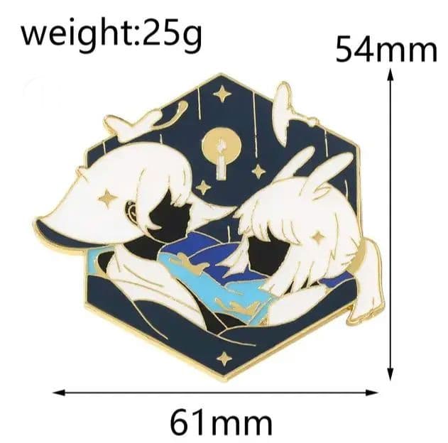 Sky星を紡ぐ子供たち パ 峡谷 ミミズク ピンバッジ - メルカリ