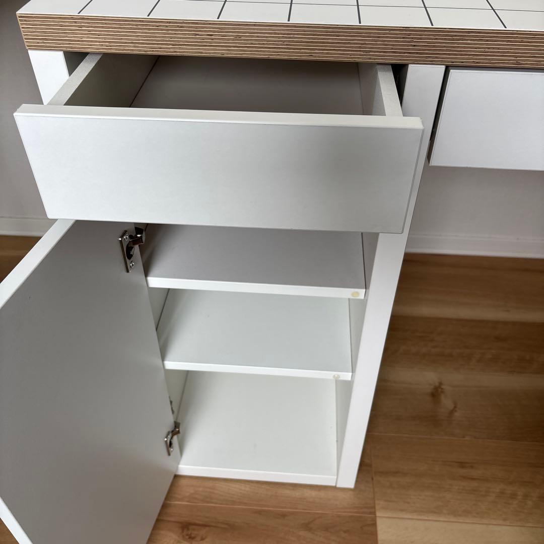 Ikea MICKE デスク 引き出し付き