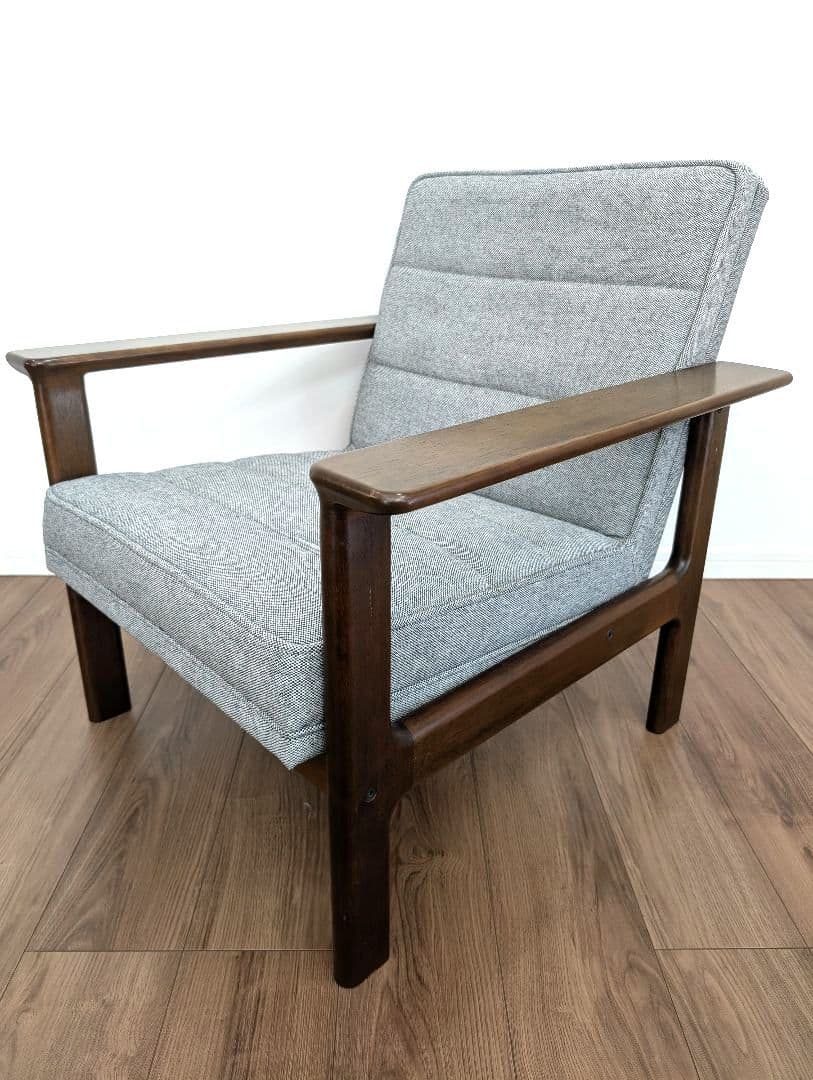 【希少】カリモク ワイドアームチェア　ヴィンテージ